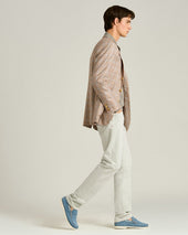 Calfskin Suede Loafer In