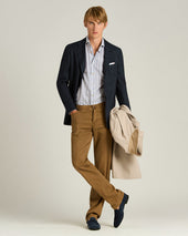 SUEDE LOAFERS OCEAN BLUE CALFSKIN