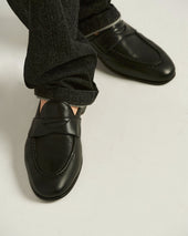 Grained Deerskin Loafers