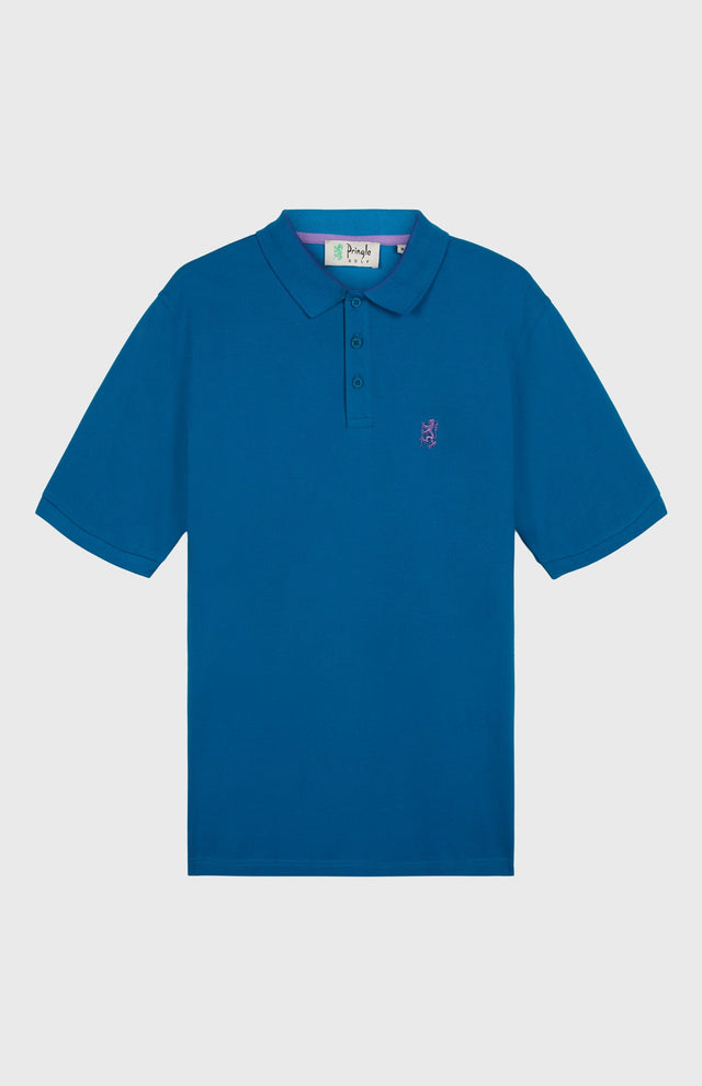 Cotton Heritage Golf Polo Shirt In Lagoon