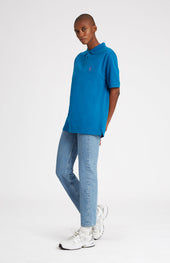 Cotton Heritage Golf Polo Shirt In Lagoon