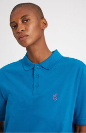 Cotton Heritage Golf Polo Shirt In Lagoon