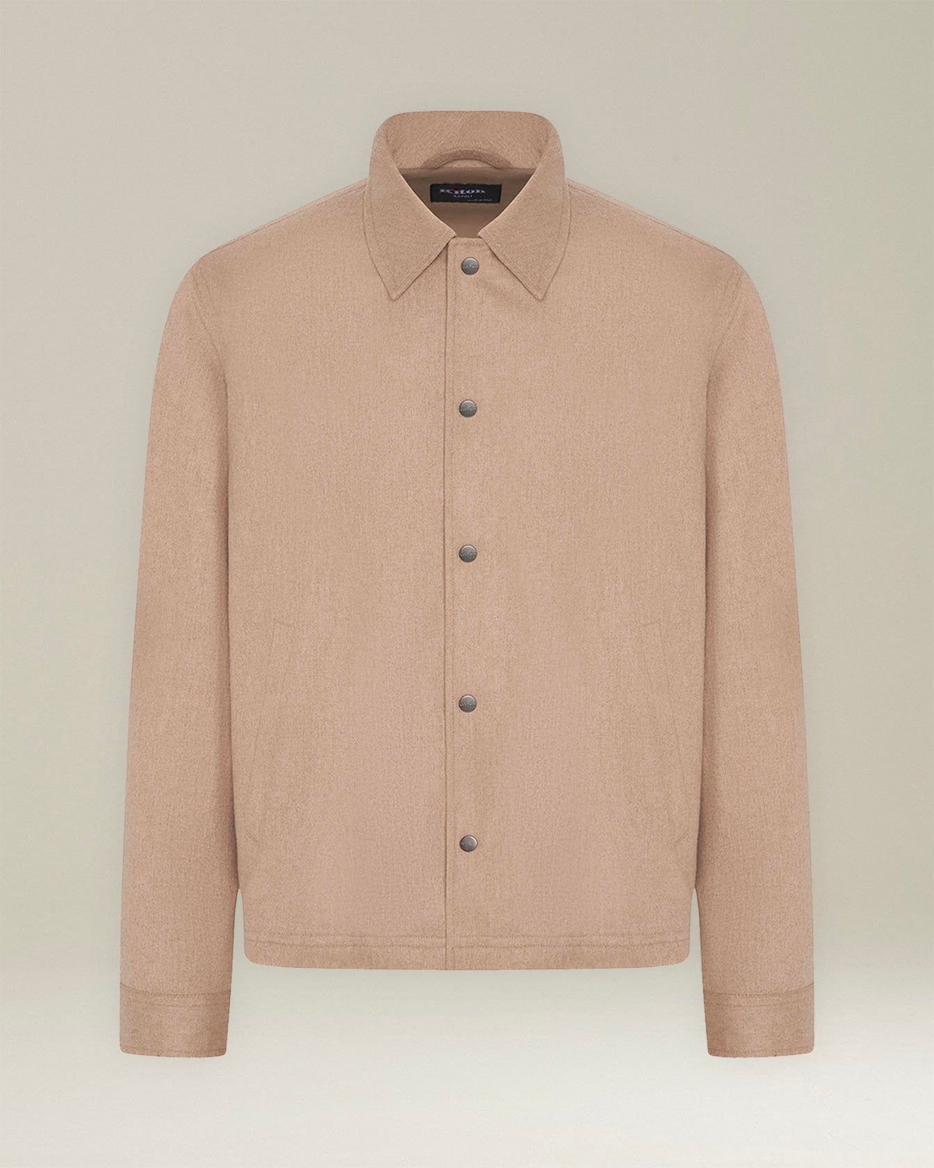 Cashmere Blend Shirt Jacket
