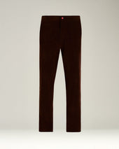DARK BROWN CORDUROY TROUSERS