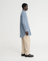 Udai Kurta Chambray White Yarn Dyed End On End Cotton