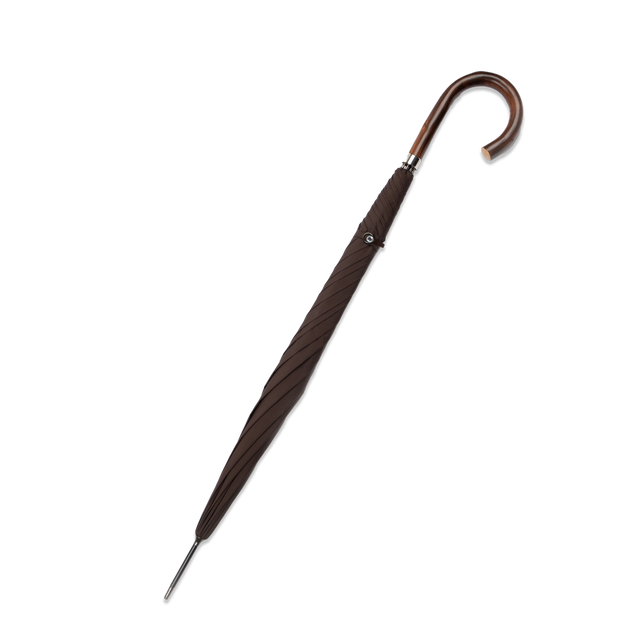 Classic Walking Umbrella in Chocolate Brown