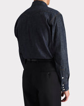 Chemise Western En De Coton Selvedge Brut