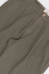 Wide Fit Trouser Overdyed Stripe