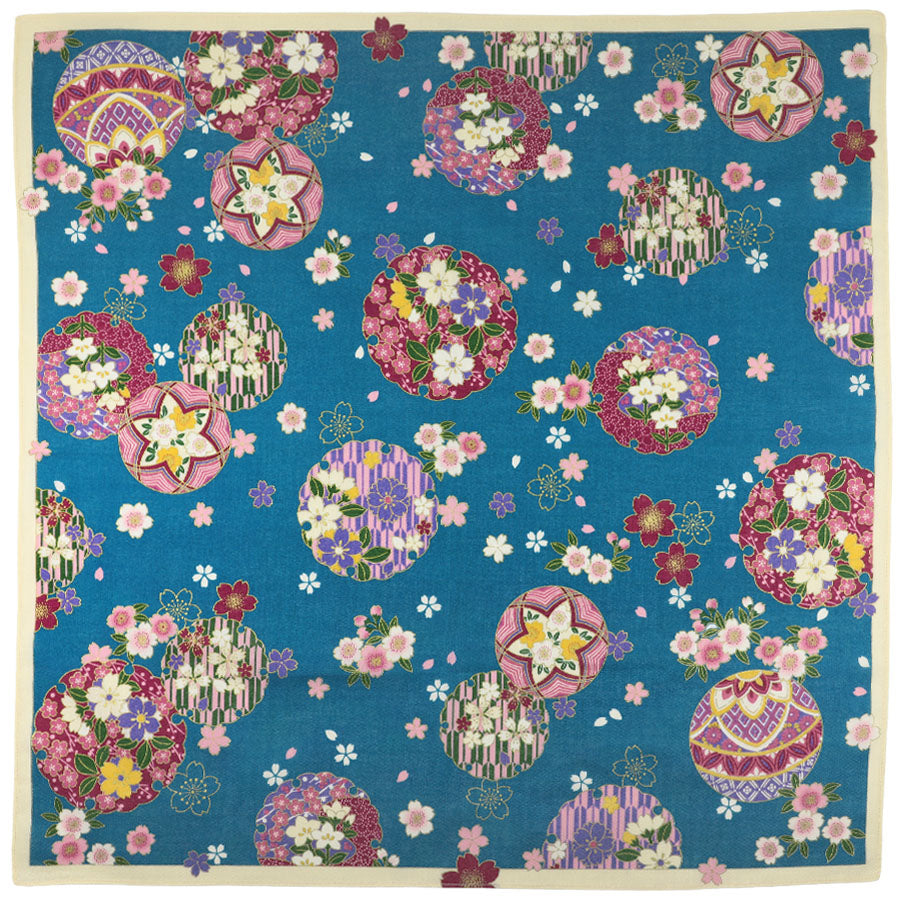 Kimono Motif Cotton Handkerchief Ii