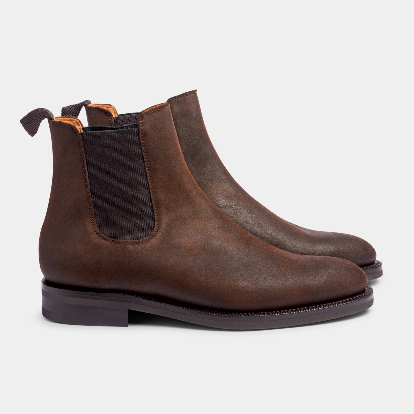 Blaine Wholecut Chelsea Waxed Suede