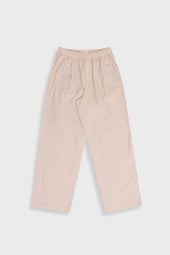 Drawcord Loose Trousers - Light Stone