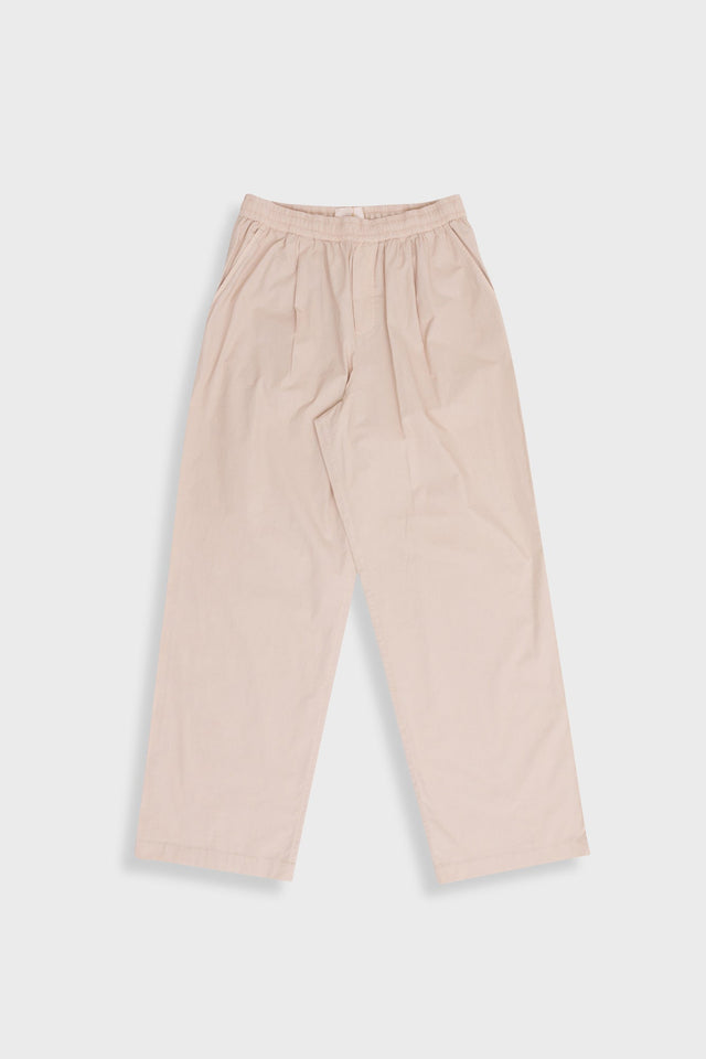 Drawcord Loose Trousers - Light Stone