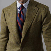 Repp Stripe Silk Tie Burgundy