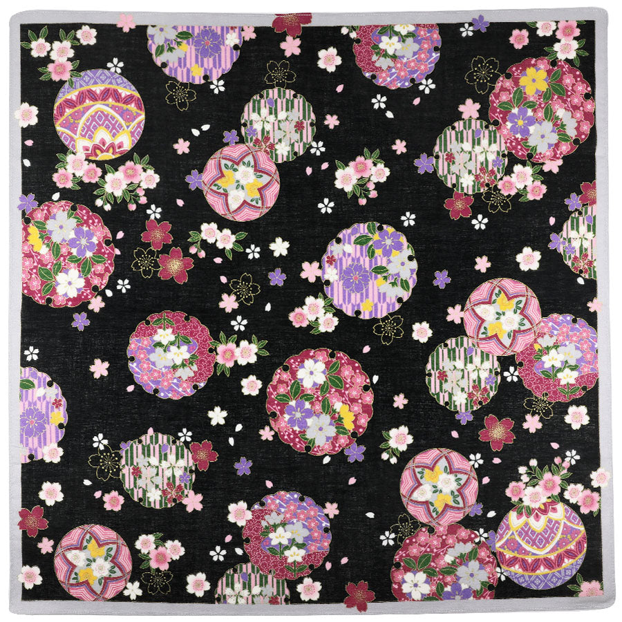 Kimono Motif Cotton Handkerchief
