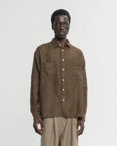 Durette Utility Shirt Coyote Linen Twill