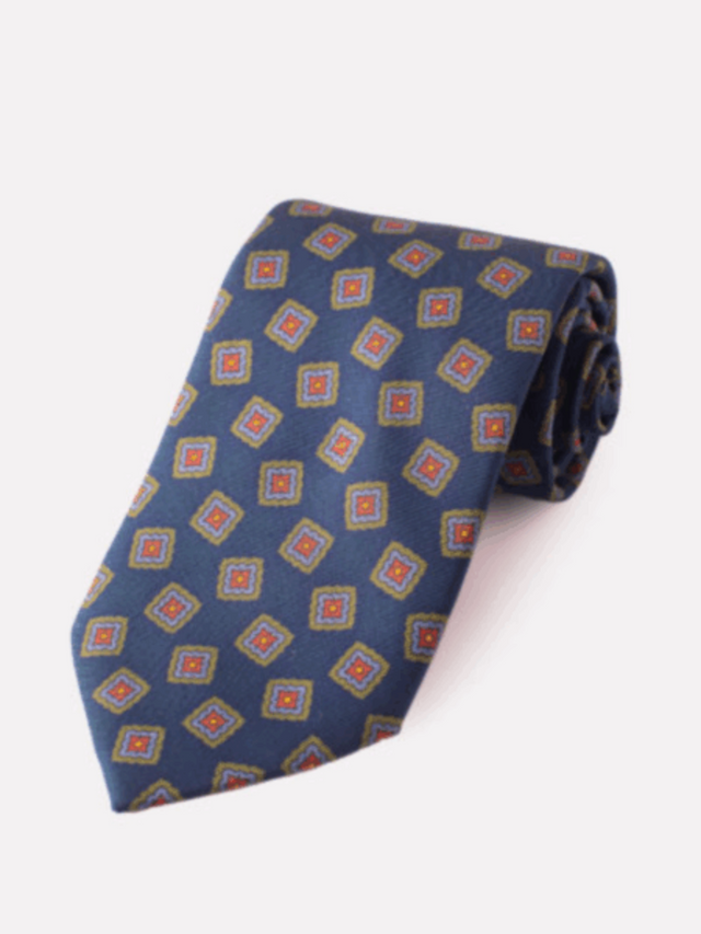 Navy Irving Berlin Tie