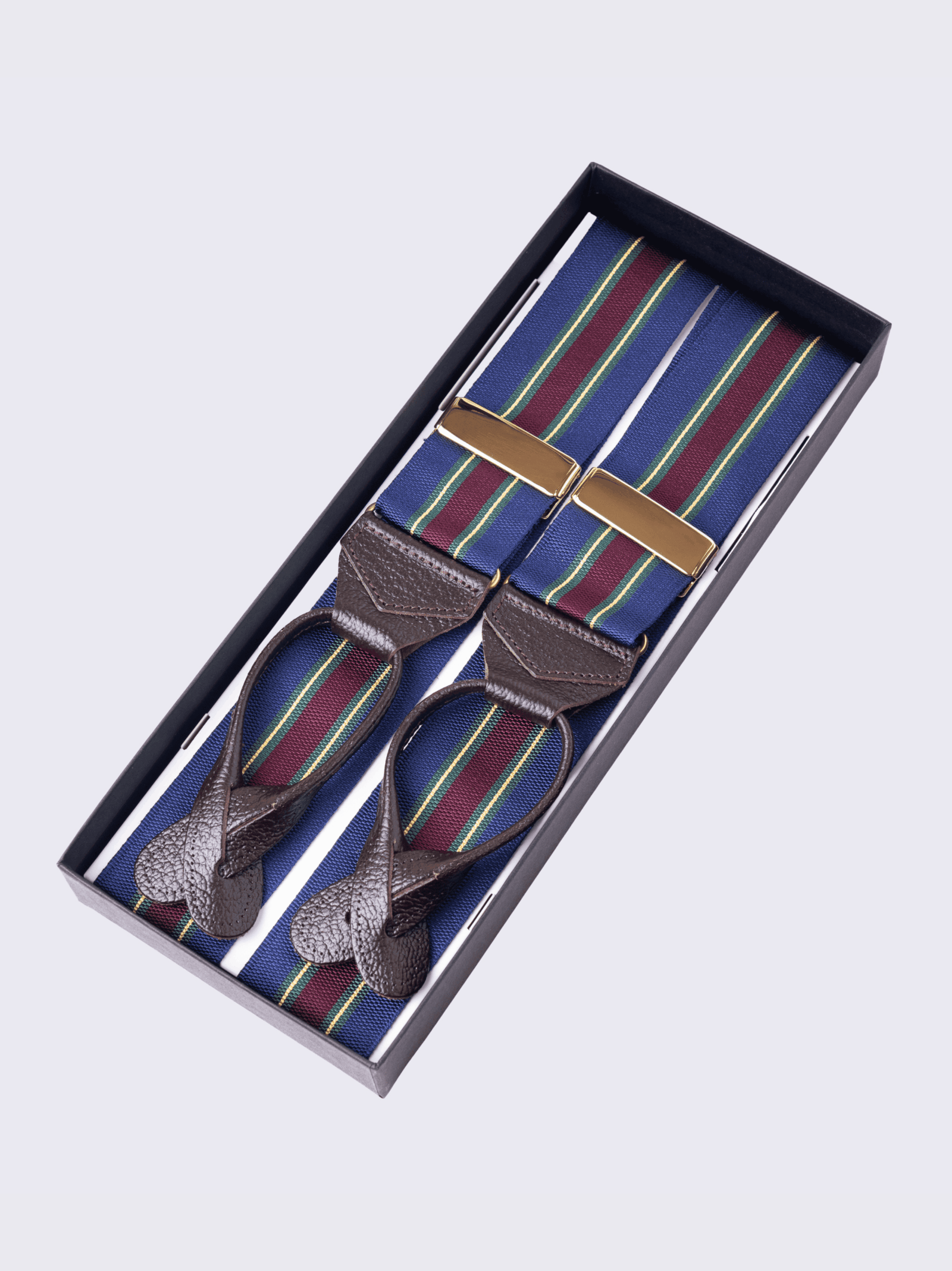 Navy Striped Barathea Braces