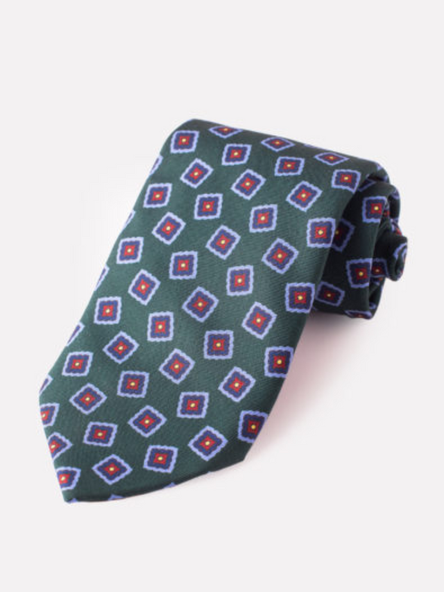 Forest Green Irving Berlin tie