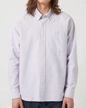 Stripe Oxford LS - Purple