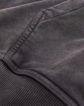 French Terry Hoodie - Black