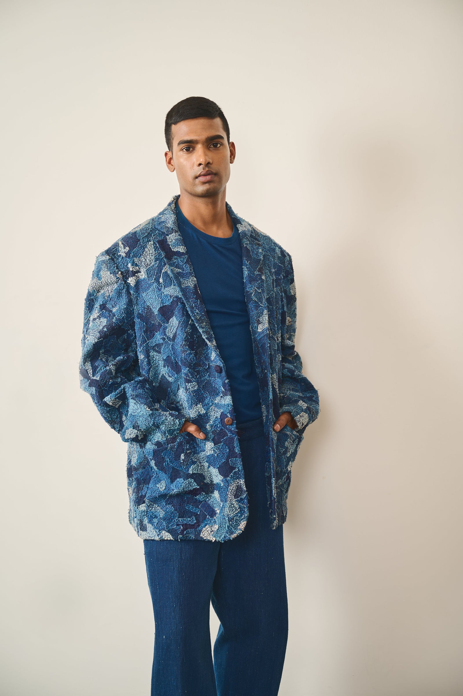 Jacket Made With Reclaimed Fabrics