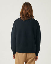 Wool Cashmere Ribbed Crewneck