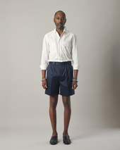 S016 Tailored Shorts - Navy