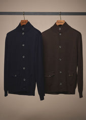 Woodend Cardigan Wool Blue