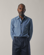 SH25 Utility Shirt - Candy Fleck Chambray