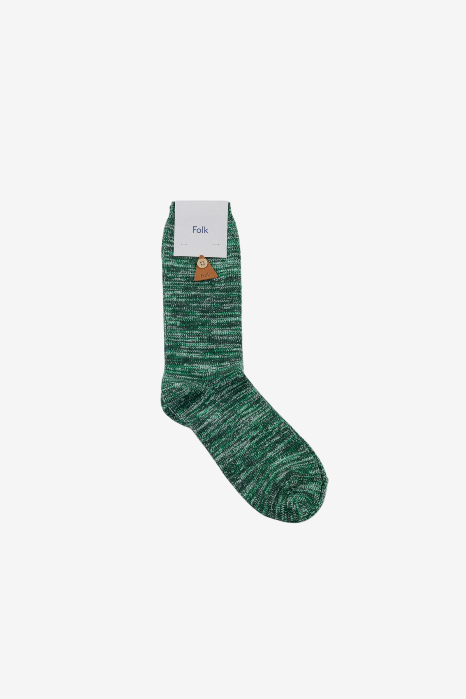 Melange Socks Green Mix