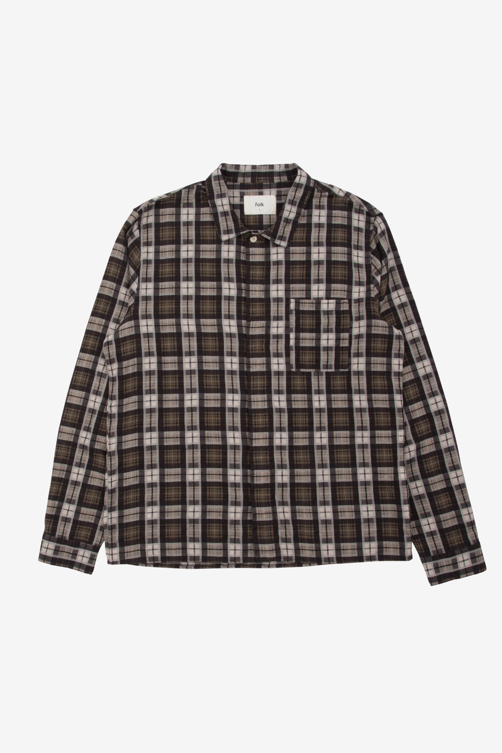 Patch Shirt Window Check