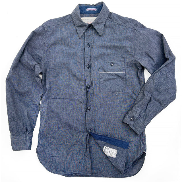 Utility Chambray - Blue - Warehouse - Last One - Size XS