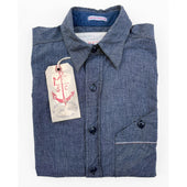 Utility Chambray - Blue - Warehouse - Last One - Size XS
