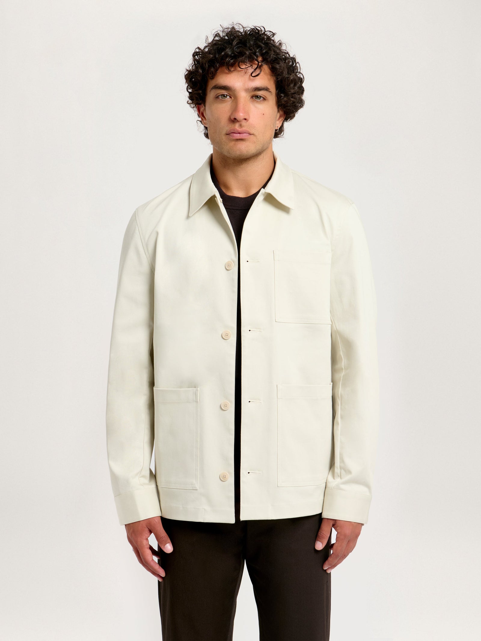 The Utility Jacket Flint Stretch Cotton
