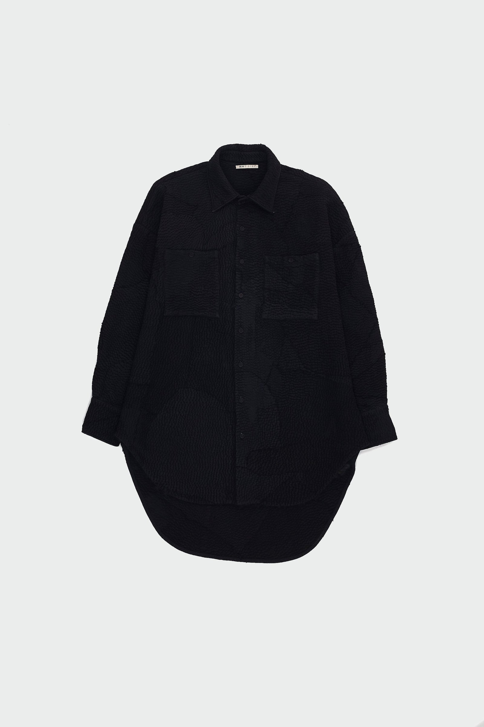 Patchwork Statement Oversized Shirt