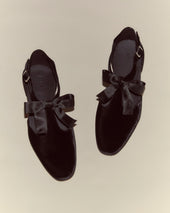 Velvet Theater Shoes - Black