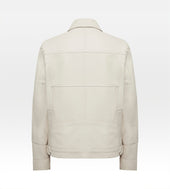 Veste En Cuir Beige