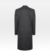 Manteau En Alpaga Laine Gris