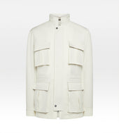 Veste saharienne en laine