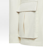 Veste saharienne en laine