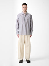 View Shirt In Grey Stripe