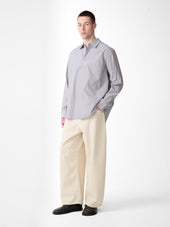 View Shirt In Grey Stripe