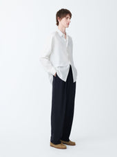 View Silk Shirt In Ecru Stripe