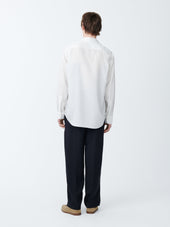 View Silk Shirt In Ecru Stripe