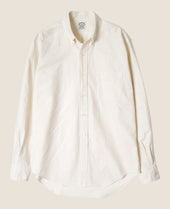 VINTAGE IVY - Button Down Ecru Oxford