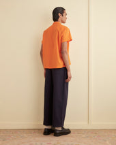 Voile Double Pocket Short Sleeve Shirt