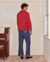 Voile Long Sleeve Shirt - Red