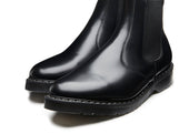 Black Vegan Hi-Shine Dealer Boot