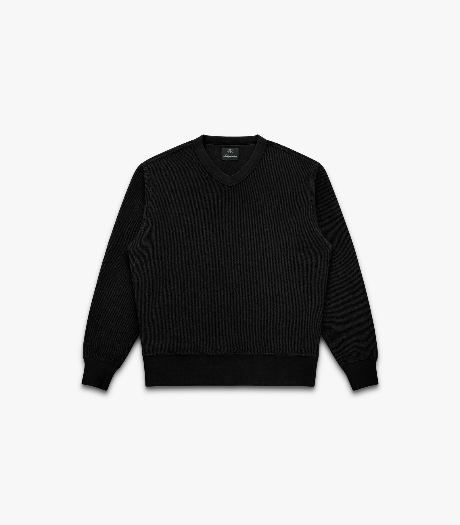V Twill Knit Crew