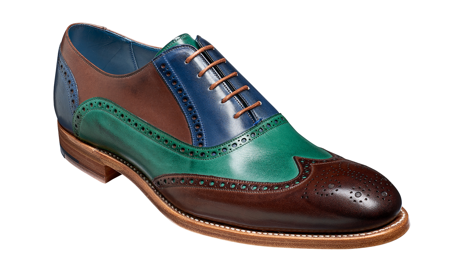 Valiant Multi Ebony Green Hand Painted